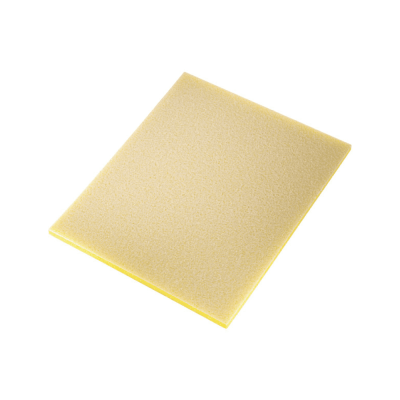 Губка 7979 абразивная 1-сторонняя  siasponge soft, 140*115*5 мм, ЖЕЛТАЯ 500 Fine